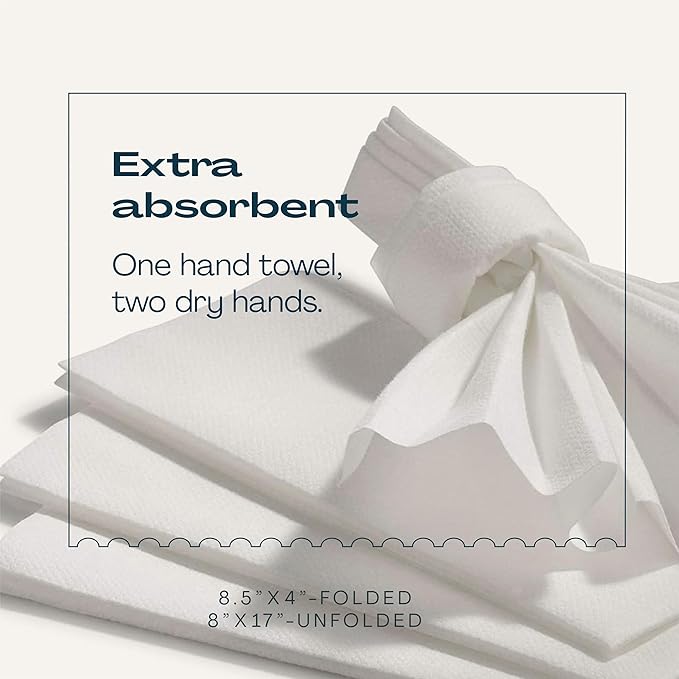 Disposable Linen-Feel Guest Hand Towels [MEDIUM SIZE - Pack of 7500] - Disposable Cloth-Like Bathroom Napkins - Soft And Absorbent Paper Napkin For Kitchen, Bathroom, Party, Wedding, Or Event
