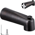 Enhon 7 Inch Slip on Tub Spout with Diverter, Compatible with Moen 3839/Moen 3853, Bathtub Diverter Spout Fits 1/2" Copper Water Tube(5/8" Diameter), 5/32" Hex Wrench(Oil Rubbed Bronze,Classic)