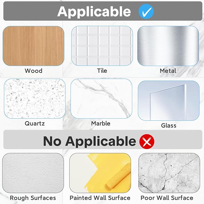 Shower Caddy Adhesive Replacement, Transparent Strong Adhesive Hooks, No Drilling, Waterproof, for Shower Caddy, Bathroom Storage Shelves and Kitchen Racks (Double*8pcs + Single*4pcs)