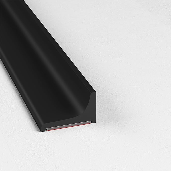 Silicone Shower Threshold Water Dam, Kitchen Sink Splash Guard, Shower Barrier Water Dam(98inch)