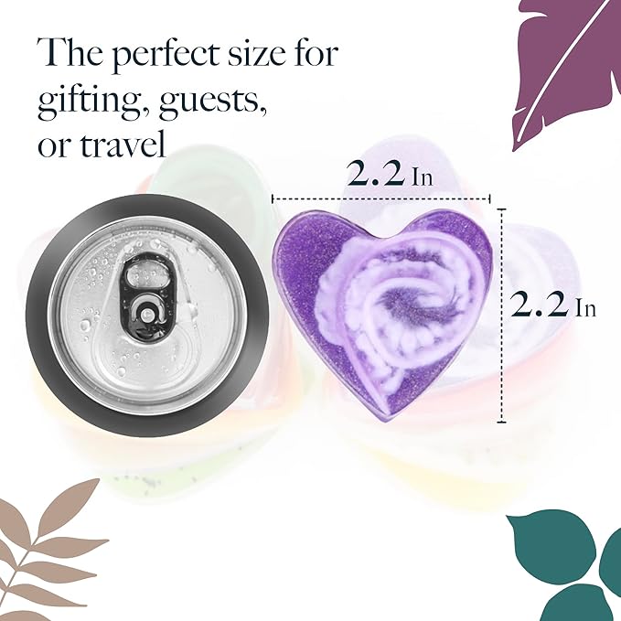 Saavy Naturals Artisan Soap Pack (10 Heart Pack)