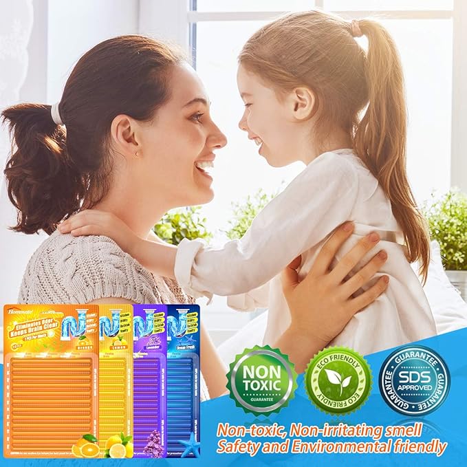 Drain Sticks Drain Cleaner Sticks Drains Cleaner Disposal Stick Enzyme for Odor Clogs Remover Sink Septic Stick for Drains As Seen On TV