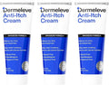 Dermeleve Steroid Free Anti-Itch Cream | Extra Strength for Psoriasis, Seborrheic Dermatitis, Viral Rash, Bug Bites, Allergy, Chronic Hives, Neuropathy (Nerve) | Full Body Itch Relief | 4 oz (3 Pack)