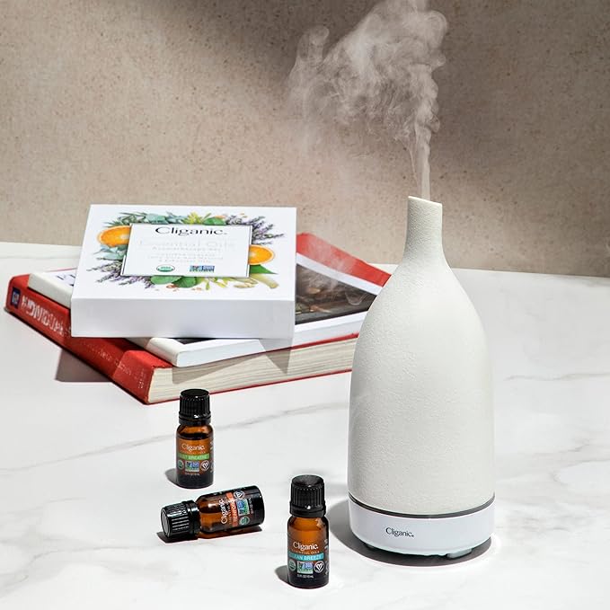 Cliganic Organic Turmeric Essential Oil, 100% Pure Natural for Aromatherapy | Non-GMO Verified (Packaging May Vary)