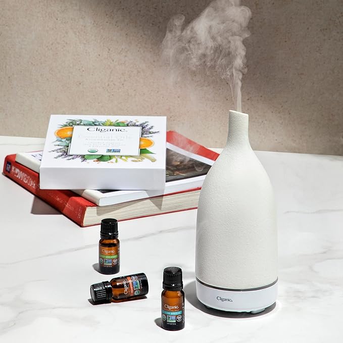 Cliganic Organic Geranium Essential Oil, 100% Pure Natural for Aromatherapy | Non-GMO Verified (Packaging May Vary)