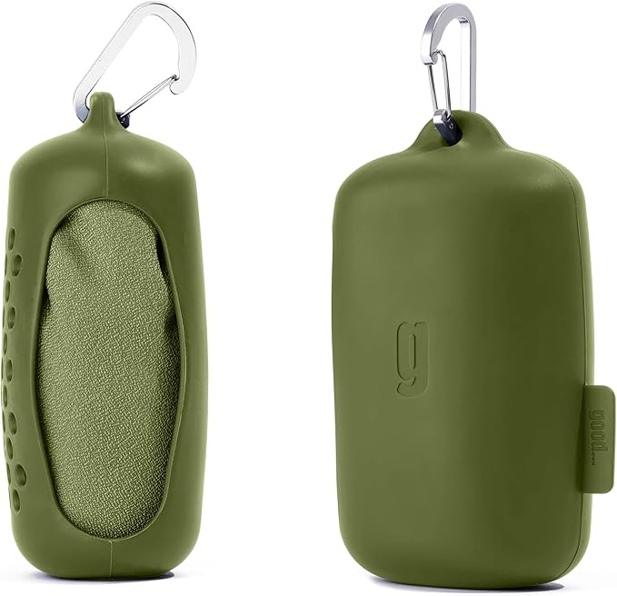 Quick Dry Towel - Super Absorbent Fast Drying - Travel, Camping, Gym & Sports - Army Green Nanofiber