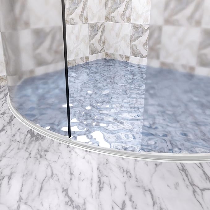 67" Shower Threshold Water Dam, Self-Adhesive Shower Barrier and Kitchen Water Stopper sealing Retention System Rubber Shower Guard Dam for Dry And Wet Separation Caulk Seal Strip Edge Trim