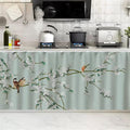 SK Studio Short Curtains for Kitchen, Cabinet Shelf Dust-Proof Blackout Tier Cafe Curtain Under Sink Skirt for Bathroom Laundry Room Style 11, 19.7" W x 31.5" H