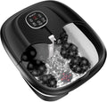 Collapsible Foot Spa with Surf Wave Massage, Foot Bath with 24 Motorized Shiatsu Massage Balls, Heat, Bubble and Remote, Foot Bath Massager for Deep Relaxation & Stress Relief