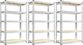 REIBII Storage Shelves 2020LBS Garage Shelving Heavy Duty Metal Shelving Adjustable 5 Tier Pantry Shelves for Garage Closet Kitchen Basement 28" W x 12" D x 59.8" H, 3 Pack