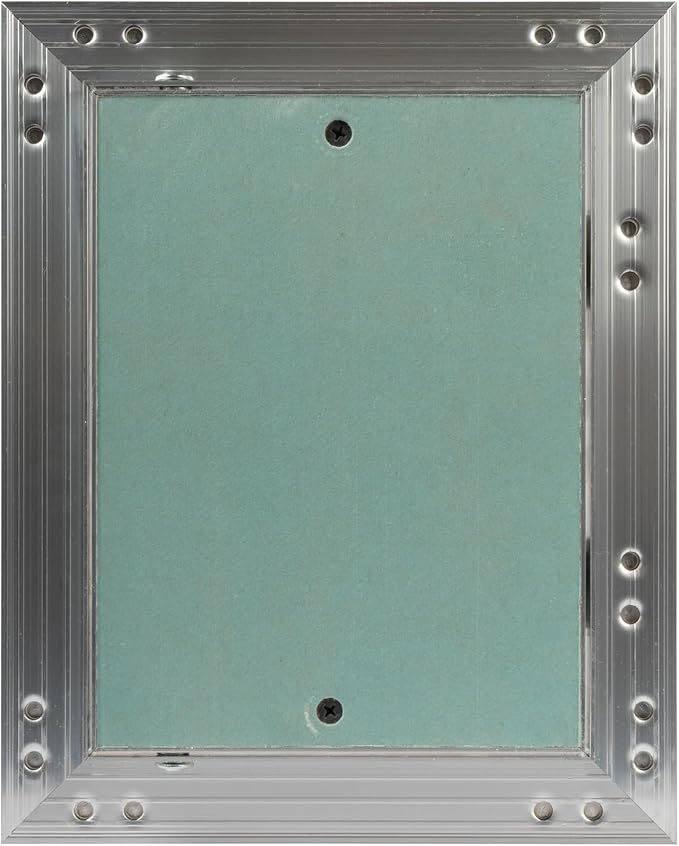 6" x 8" Inch Aluminum Drywall Access Panel - Service Shaft Door - Plumbing, Electricity, Heating, Alarm Wall Inspection hatch for Drywall - Bathroom Service Access Hole Cover