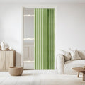 Accordian Door Curtain, 100% Blackout Folding Magnetic Doorway Curtains,Linen Style Closet Doors,for Room Divider,Privacy Protection（W52 x L78,Green,1 Panel）
