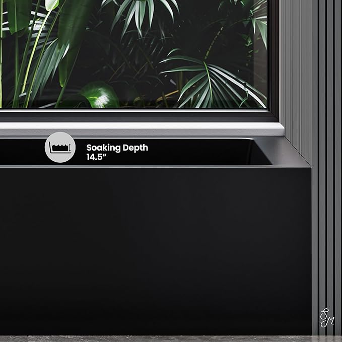 Voltaire 60 in. x 32 in. Acrylic Matte Black, Skirted Alcove, Integral, Left-Hand Drain, Apron Bathtub