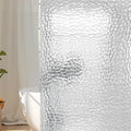 WELTRXE Extra Long Shower Curtain Liner, 72x78 Inch 3D Clear Bubble Heavy Duty Waterproof Shower Curtain Liner with Magnets Thick Plastic Shower Curtains Weighted Bathroom Shower Liner, 12 Hooks