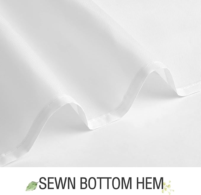 Gibelle Extra Long Shower Curtain 72 x 84, Tall Burgundy Red Floral Shower Curtain for Bathroom, Watercolor Plant Eucalyptus Leaves Fabric Shower Curtain Set