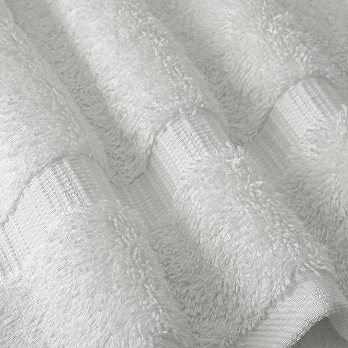 Chakir Turkish Linens Premium Cotton Absorbent Turkish Towels (Washcloths - 12 Piece, White)