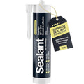 Crystal Clear Kitchen & Bathroom Sealant & Adhesive Hybrid Polymer | Superior to Silicone Caulk Sealant | Waterproof, Odorless, Paintable | Ideal for Around Bathtub, Shower, Kitchen - 300ml 1 Pack