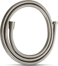 OFFO Shower Hose, Brushed Nickel Kink Free Stainless Steel Shower Hose Attachment Electroplating Handheld Shower Head Hose Flex Hoses Extension with Brass Insert & Nut for Pet Bathing Cleaning 80 in