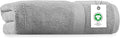 Delara Organic Cotton Luxuriously Plush Bath Sheet | GOTS & Oeko-TEX Certified | Premium Hotel Quality Towels | Feather Touch Technology| 650 GSM Long Staple|Soft, Quick Dry & Ultra-Absorbent 36"x70"