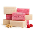 Australian Botanical Soap, Classic Goat Milk and Goat's Milk with Raspberry, 6.6 OZ, Triple Milled Bars made with Enriched with Organic Shea Butter, Pack of 8
