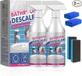 NBDIB 2PC Bathroom Descaler Foam Cleaner Spray,2025 Upgraded Stubborn Stains Cleaner, Bathroom Descaler Spray,All Purpose Rinse Cleaning Foam for Toilet, Bathtub, Tile, Glass and Sink