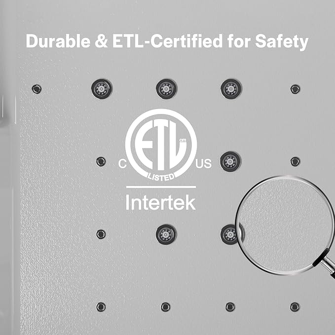 Empava PRO Series 71"x51" Jetted Bathtub, Alcove Spa Tub | 16 Hydro + 24 Air Jets, Chromotherapy & Waterfall | Thermostatic Control, Rectangular Acrylic Whirlpool Bathtub, White (ETL Certified)