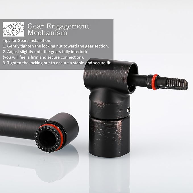 Shower Head Arm, Adjustable Shower Extension Arm for Rain Showerheads, Angle & Height Adjustable Shower Head Extender Arm, G1/2 Universal Connector, Easy to Install (Oil Rubbed Bronze, 10 Inch)