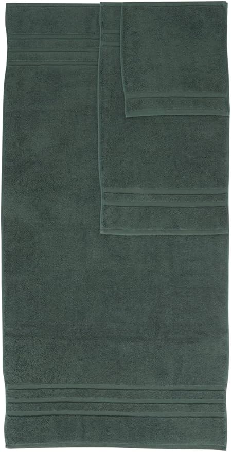 Veteran Textile LLC, Luxury Hotel & Spa, Turkish Cotton Dark Green Towels Bathroom Sets | 6 Pieces Fairfield Green Bath Towels | Soft and Absorbent Green Towel Set for Your Bathroom
