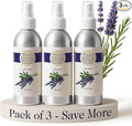 Victoria's Lavender Pillow and Linen Spray — Lavender Essential Oil - Lavender Spray, Mist Handmade in Oregon, Made in USA, Pack of Three 8 Oz Bottles