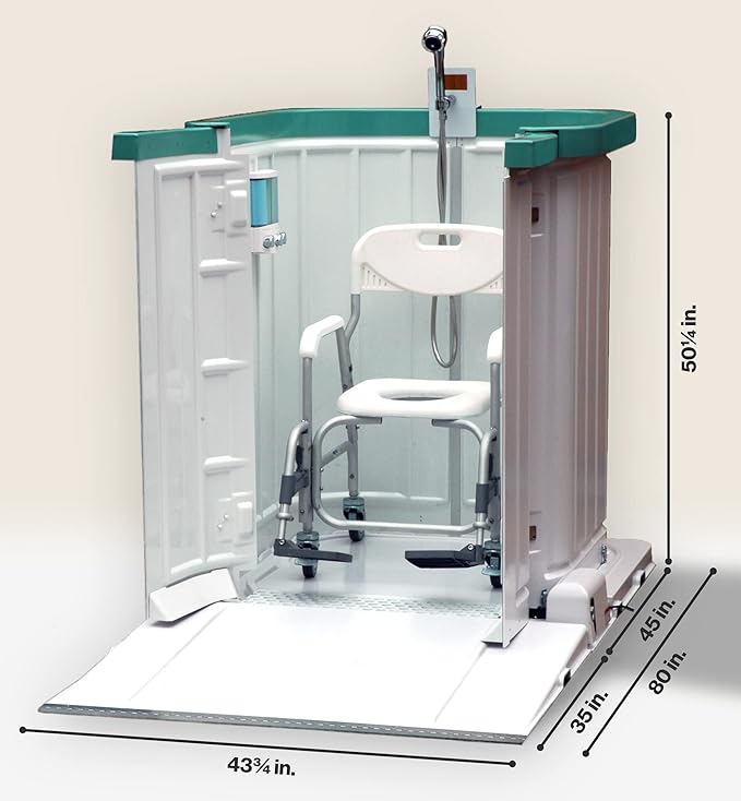 Portable Wheelchair Shower