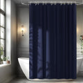 72 x 78 inch Navy Blue Extra Long Fabric Shower Curtain Liner, Waterproof Cloth Shower Liner with 3 Large Magnets, Bathroom Long Shower Curtain Lightweight Washable