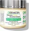 Manuka Honey Cream - Eczema Cream for Adults & Kids - Seborrheic Dermatitis Cream for All Skin Types - Eczema Honey Cream for Redness & Itch Skin Relief with Aloe Vera - 4oz