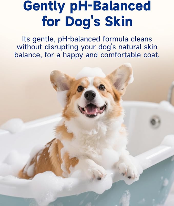 Unipaws Probiotic Dog Shampoo for Short-Haired Coats – Itch Relief, Deodorizing & Hydrating for Healthy, Fresh Skin with Calendula & Oatmeal – EWG Green & White Tea Scent, Made in Korea, 16.9 Fl Oz