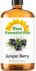 Sun Essential Oils Juniper Berry Essential Oil 16oz for Aromatherapy, Diffuser, Calming, Skin, Sleep