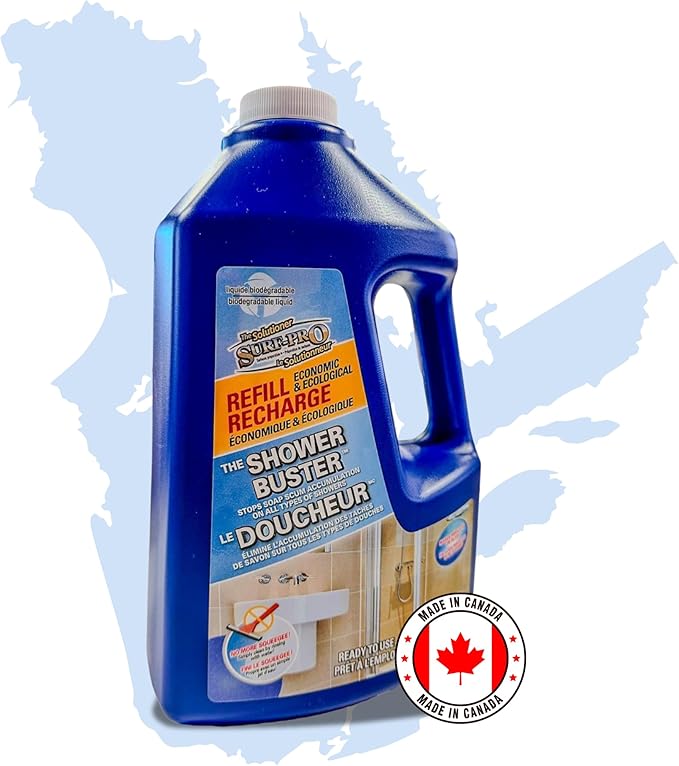 SURF PRO Shower Glass Cleaner Buster Economic Refill (1.89L)