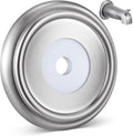 Dreyoo Metal Tub Spout Cover Ring, Bathtub Spout Trim Plate Ring with 1 Pcs Foam Gasket, 1-1/2 Inch ID and 3-5/8 Inch OD(Brushed Nickel)