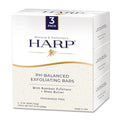 HARP pH-Balanced (5.0-6.0) Exfoliating Body Wash Bar - FRAGRANCE FREE. Bamboo Powder Exfoliation -the perfect consistency. Soap/Lye/Preservative/Dye/Masking agent-Free. Non-comedogenic.