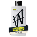 W By Jake Paul Body Wash for Men, Exfoliating Shower Gel with Jojoba Oil, Deep Clean Hydrating Mens Bodywash, Fresh Ice Scent, 18 fl oz