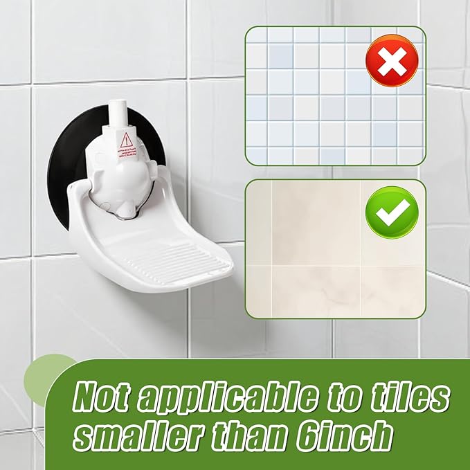 Shower Foot Rest for Shaving Legs Foldable Pedicure Stand with Powerful Suction Cup Reusable Non-Slip Foot Stand Suitable for Inside Bathroom Shower Space-Saving Easy Installation