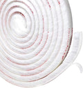 TORRAMI Fuzzy Brush Seal Weatherstripping for Window and Door 11/32 inch x 11/32 inch x 16 ft, Self-Adhesive Felt Insulation Sealing Strip Wind Dust Draft Insect Proof, White