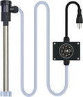 1800W Immersion Water Heater Portable Electric Bathtub & Pool Submersible Water Heater with Temp Control for Bucket, inflatable pool, baptistry, spa tub, above ground pool & Hot Tub
