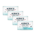 Castile Bar Soap by Kirkâ€™s | Clean Soap for Men, Women & Children | Premium Coconut Oil | Sensitive Skin Formula, Vegan | Fragrance-Free/Unscented | 4 oz. Bars - 4 Pack