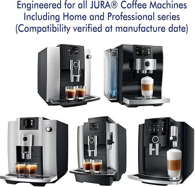 Jura Compatible Descaling Tablets (9-Pack) - Powerful Limescale & Calcium Remover for Coffee Machines | Prevents Clogs, Protects Internal Parts & Boosts Brewing Performance | Restores Original Taste