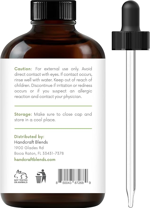 Handcraft Blends Palmarosa Essential Oil – Huge 4 Fl Oz – 100% Pure and Natural – Premium Grade Essential Oil for Diffuser and Aromatherapy, Skin, Massage, Candle and Soap Making Fragrance