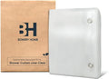 Bowery Home NOT Made in China Eco-Friendly Recycled PEVA Shower Curtain Liner – Waterproof, Sustainable, Non-Toxic Shower Curtain Liner, with Rust-Proof Grommets, 72x72IN, 4G – Clear