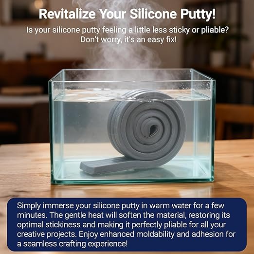 Moldable Waterproof Silicone Putty for Bathroom Wall & Pipe Gaps, Reusable & Pliable Repair Sealant (White)