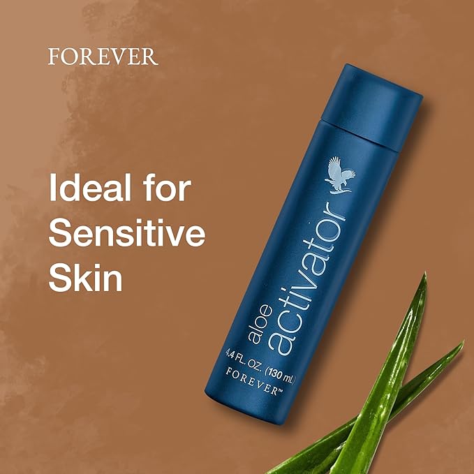 Forever Living - Aloe Activator - 98% Aloe Vera Gel Moisturizer for Sensitive Skin - Vegan & Gluten-Free - 4.4 fl oz