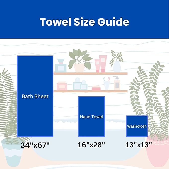 sea me at home Waffle Bath Sheet 100% Turkish Cotton - Large Bath Towel (34x67 Inches) Luxurious Spa Towel for Bath, Beach, or Pool Time