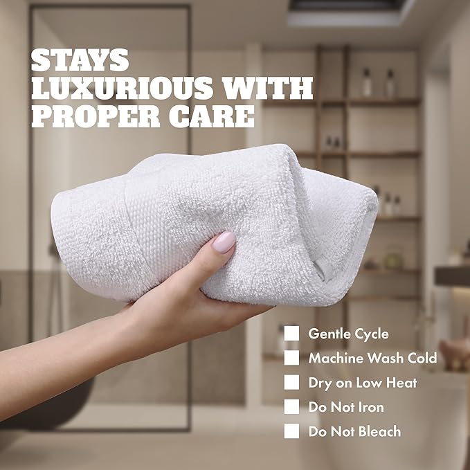 Wealuxe Multi Washcloths 48 Pack - 600 GSM 100% Ring-Spun Cotton Wash Cloths for Showering, Highly Absorbent and Soft | 12x12 Inches
