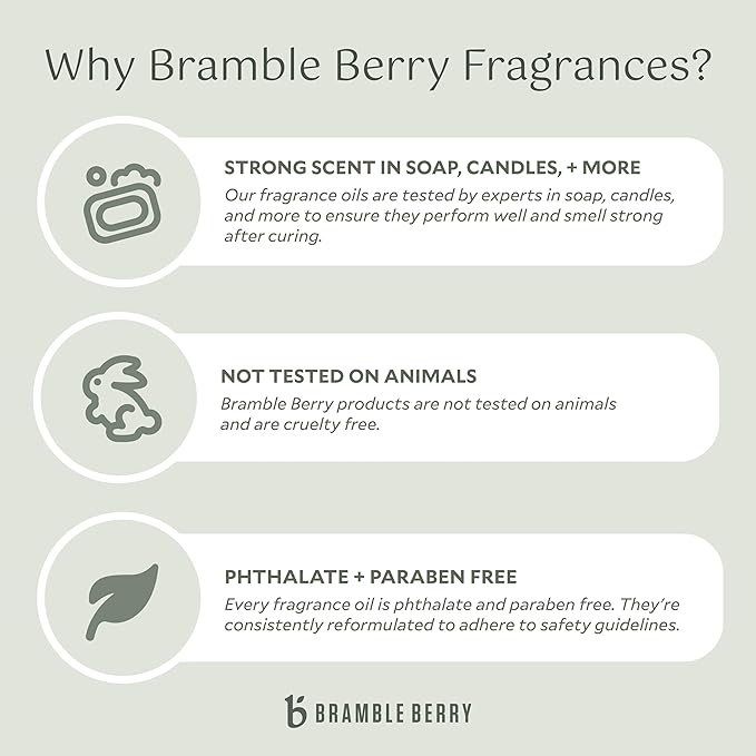 Bramble Berry Christmas Spice Fragrance Oil 2 oz | Warm Holiday Scent for Soap Making, Candles, Lotion, Bath Bombs & Perfume | Skin Safe, Vegan, Paraben & Phthalate Free